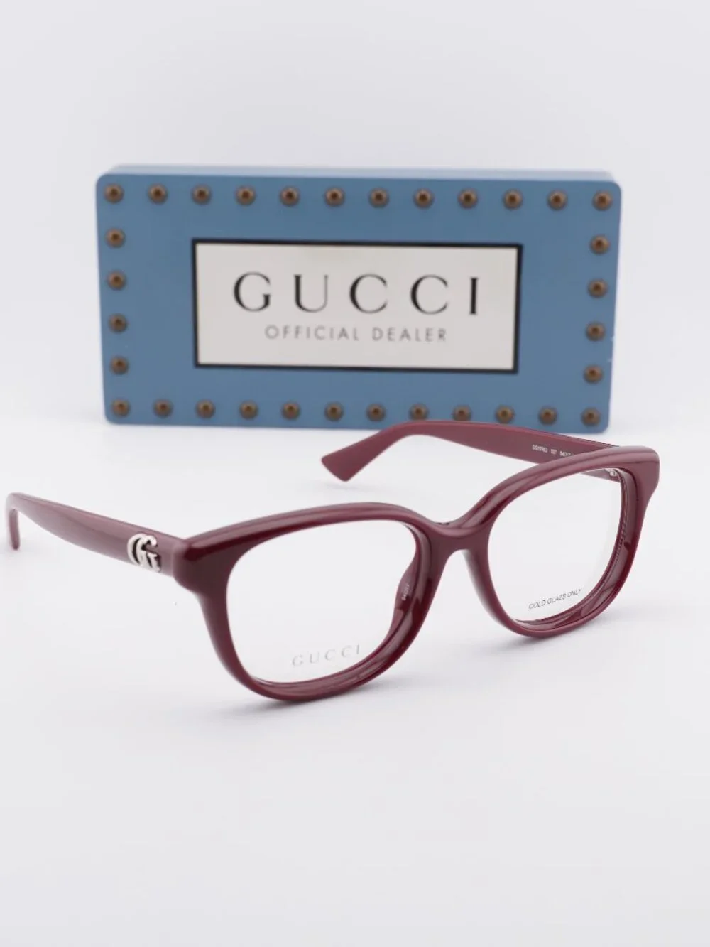 Gucci GG1978O 007 Square Eyeglasses 54mm - Bordeaux
